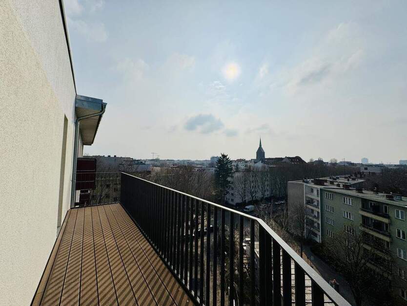 Charmante und Helle Wohnung mit großem Sonnenbalkon im Erstbezug! 2 zimmer