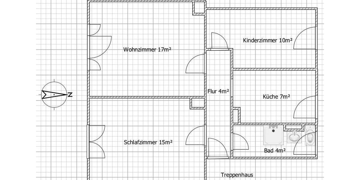 Etagenwohnung Wildenfels - 3 Zimmer, 60 m&sup2;, 320&euro; | Angebot:26041209