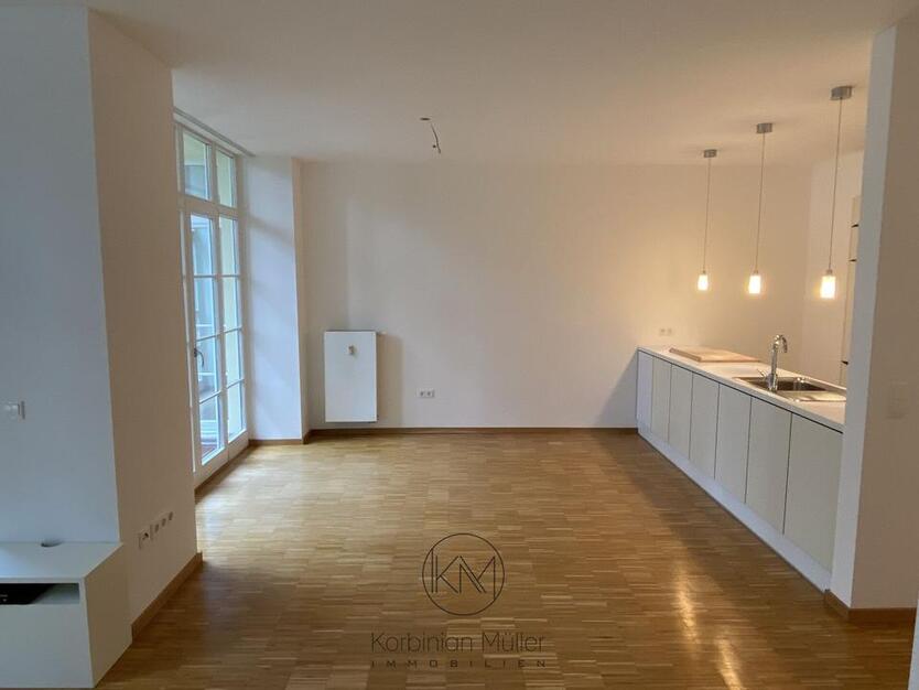 Moderne 3-Zimmer-Erdgeschoßwohnung mit Garten am Tölzer Kurpark