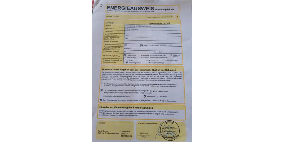 Etagenwohnung Winterberg - 2 Zimmer, 66 m&sup2;, 600&euro; | Angebot:25756654