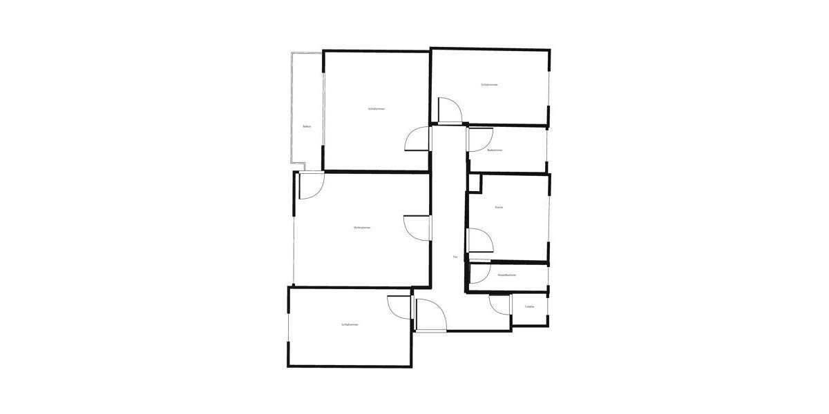 Etagenwohnung Osnabrück Dodesheide - 4 Zimmer, 86 m&sup2;, 938&euro; | Angebot:24729427