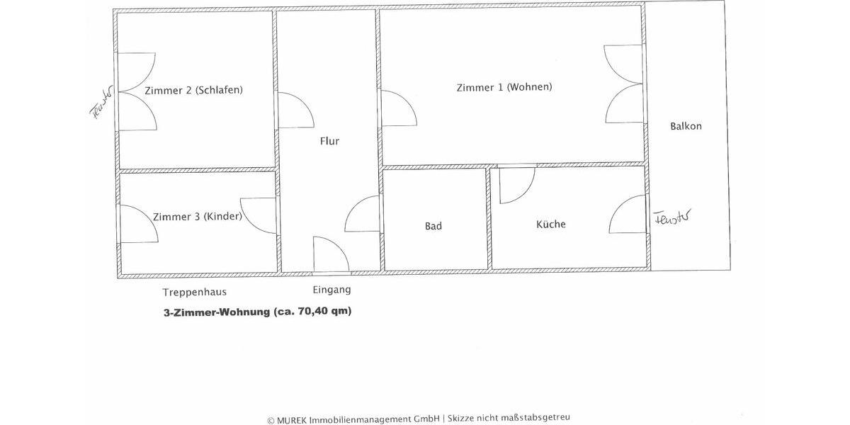 Etagenwohnung Ebersbach-Neugersdorf Neugersdorf - 3 Zimmer, 70 m&sup2;, 389&euro; | Angebot:24716877