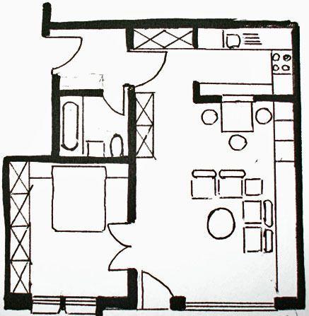 Wohnen auf Zeit Kiel - 2 Zimmer, 63 m&sup2;, 990&euro; | Angebot:12401985