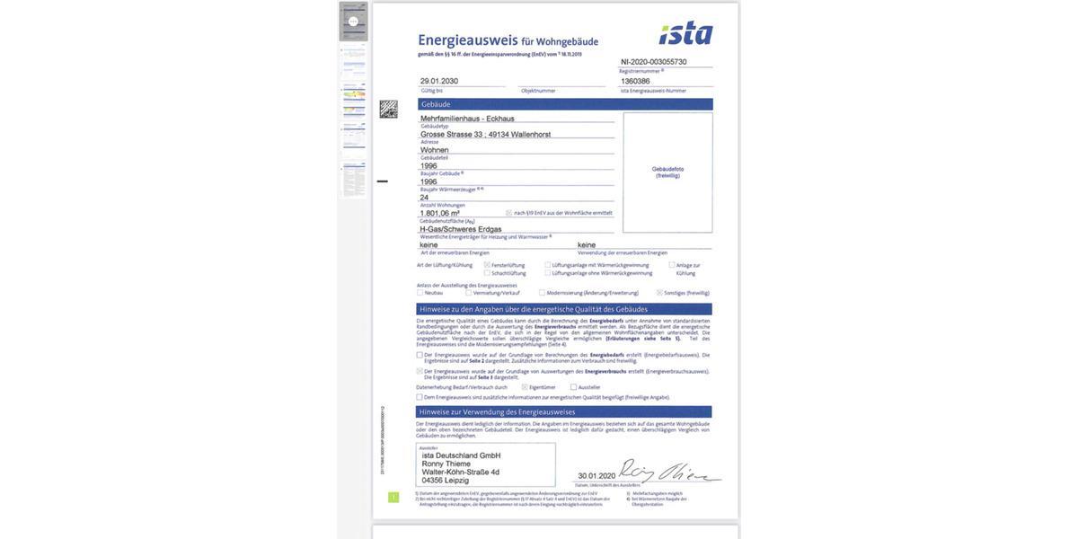 Etagenwohnung Wallenhorst - 3 Zimmer, 95 m&sup2;, 860&euro; | Angebot:25808135