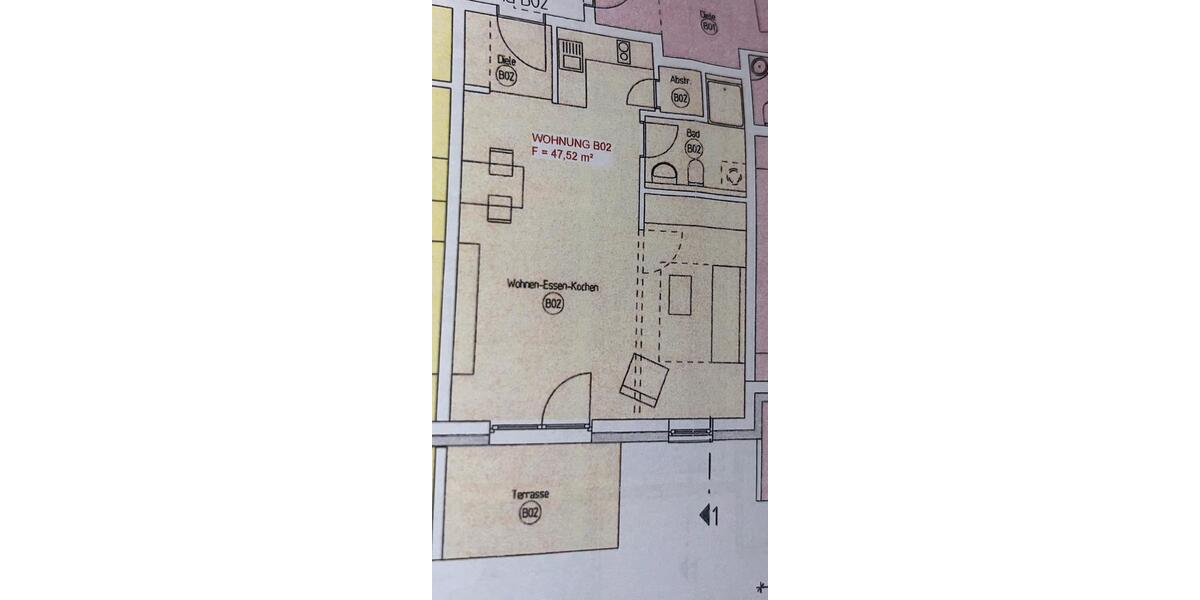 Erdgeschoßwohnung Rothenburg ob der Tauber - 2 Zimmer, 47 m&sup2;, 780&euro; | Angebot:26496158