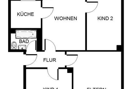 Wohnung zum Mieten in Gelsenkirchen 439 € 63.1 m² 3 zimmer