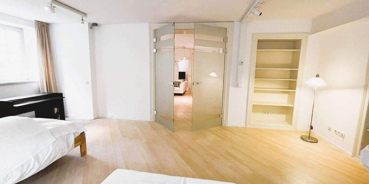 Alsternahes Wohnen im Alsterkamp! Helle möblierte Souterrainwohnung! 2 zimmer