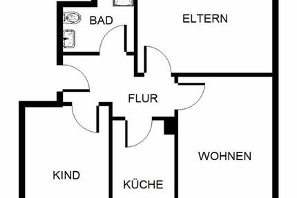 Wohnung Nürnberg Langwasser - 3 Zimmer, 63 m&sup2;, 767&euro; | Angebot:25266948