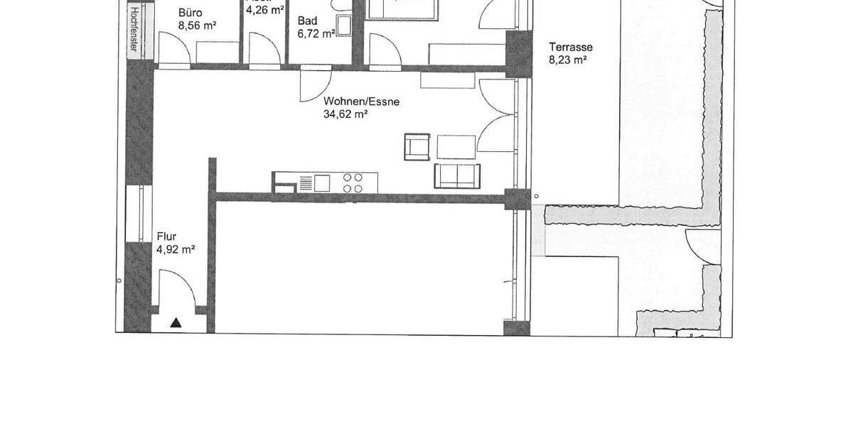 Terrassenwohnung Bamberg Bamberg-Ost - 3 Zimmer, 82 m&sup2;, 1.217&euro; | Angebot:26695619