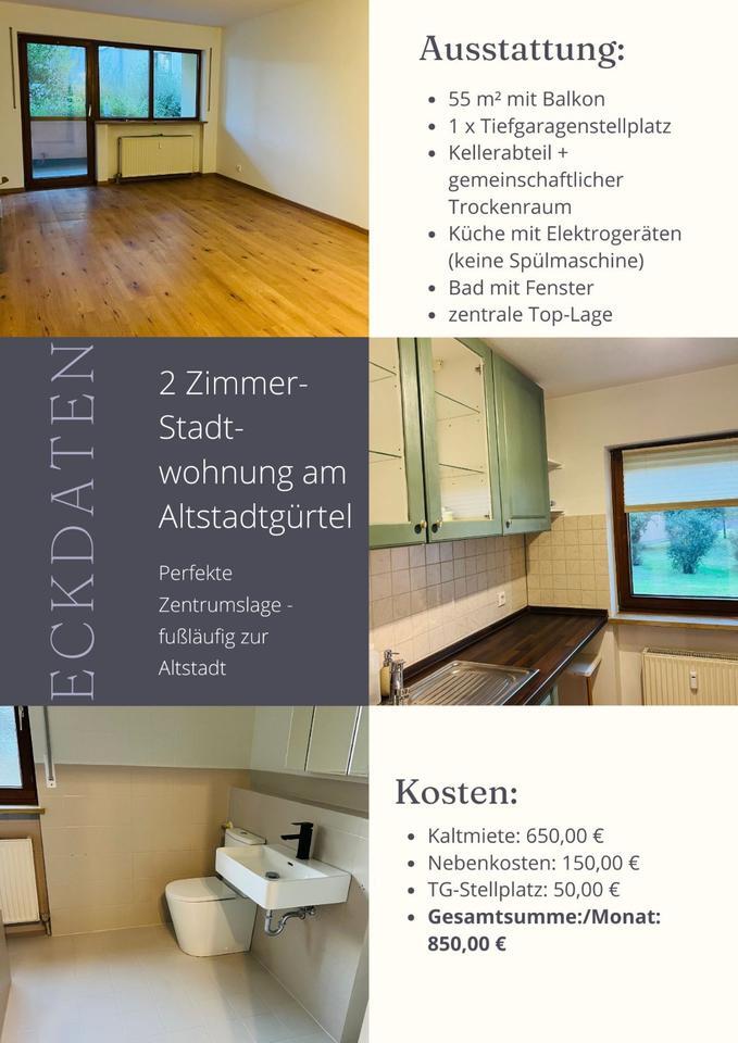 2 Zimmer-Wohnung am Altstadtgürtel 55 m² ab sofort verfügbar