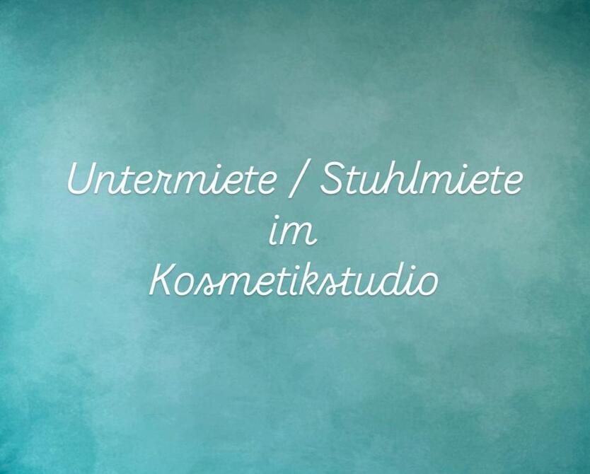 Praxisraum Nageltisch zur Untermiete