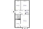 Etagenwohnung Merseburg - 3 Zimmer, 61 m&sup2;, 340&euro; | Angebot:25663962