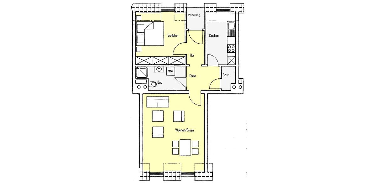 ### Über den Dächern von Bruchsal ### - Etagenwohnung Bruchsal Stadtkern | Angebot:26181851