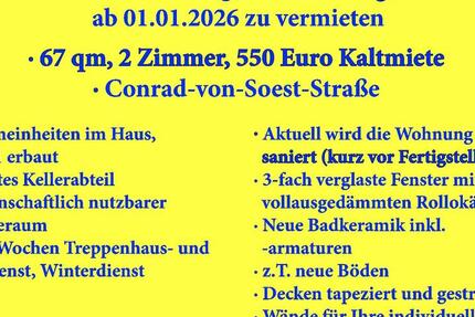 2 Zimmer-Souterrainwohnung, 67qm, Bad Wildungen-Reitzenhagen 2 zimmer