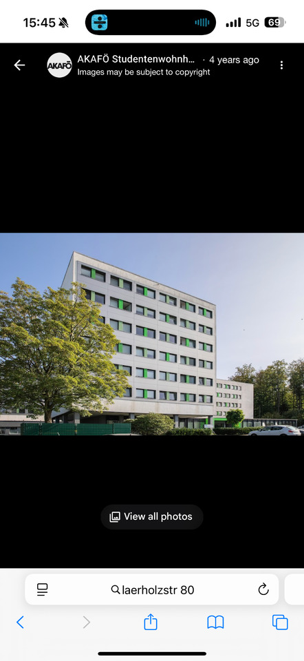 One month Sublet available-September