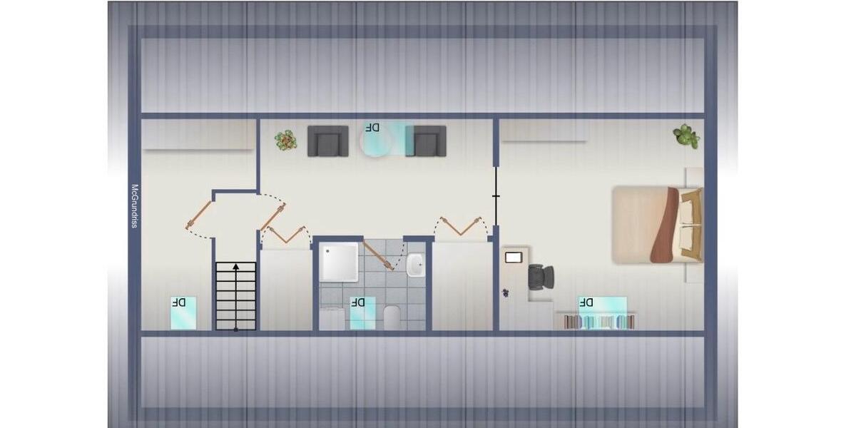 Dachgeschoßwohnung Müllheim - 5 Zimmer, 119 m&sup2;, 1.800&euro; | Angebot:26529027