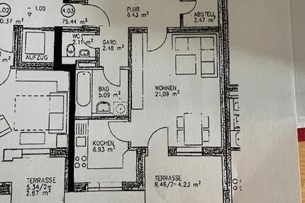 Wohnung Kempten (Allgäu) Auf der Halde - 3 Zimmer, 76 m&sup2;, 760&euro; | Angebot:26475329