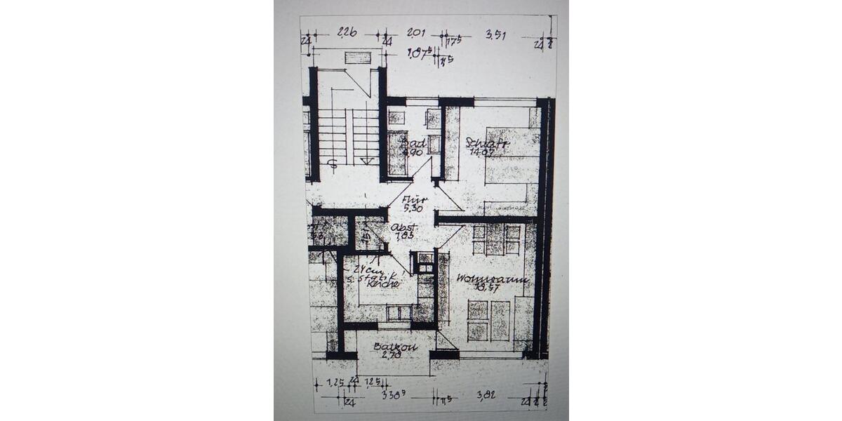 Etagenwohnung Selb - 2 Zimmer, 56 m&sup2;, 430&euro; | Angebot:24978617