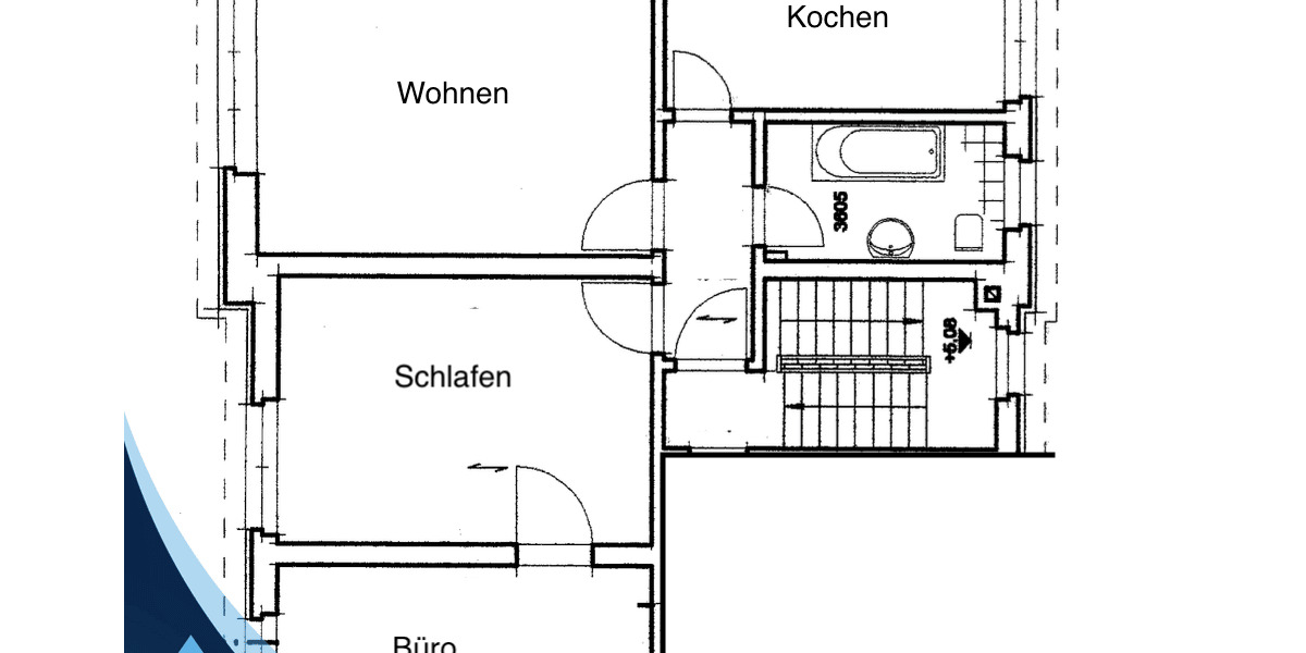 Etagenwohnung Osterburg (Altmark) Osterburg - 3 Zimmer, 70 m&sup2;, 350&euro; | Angebot:26816354