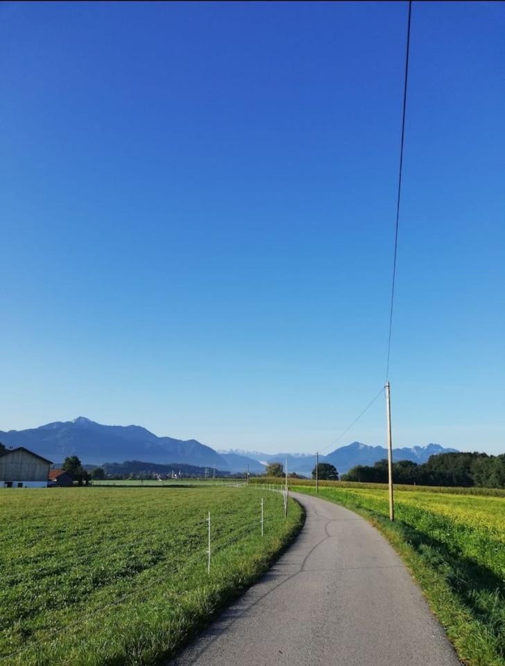 Wohnung idyllische Lage auf Bauernhof, Bergblick, Nähe Chiemsee