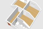 Dachgeschoßwohnung Goldberg - 2 Zimmer, 48 m&sup2;, 290&euro; | Angebot:25794998