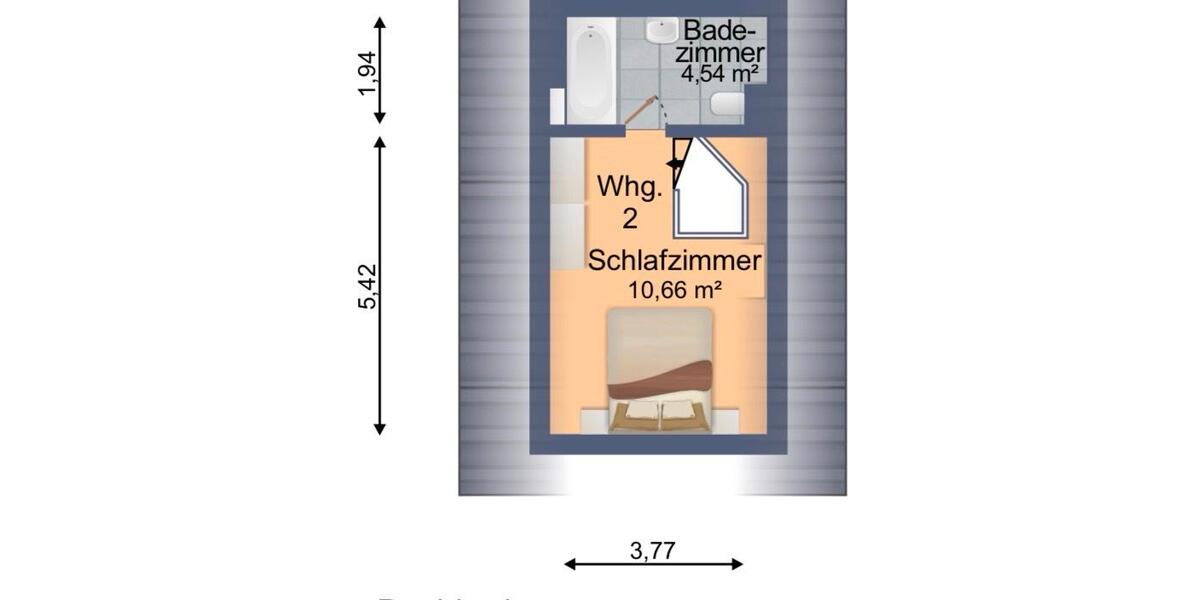 Maisonettenwohnung Isernhagen - 3 Zimmer, 87 m&sup2;, 1.100&euro; | Angebot:25407751