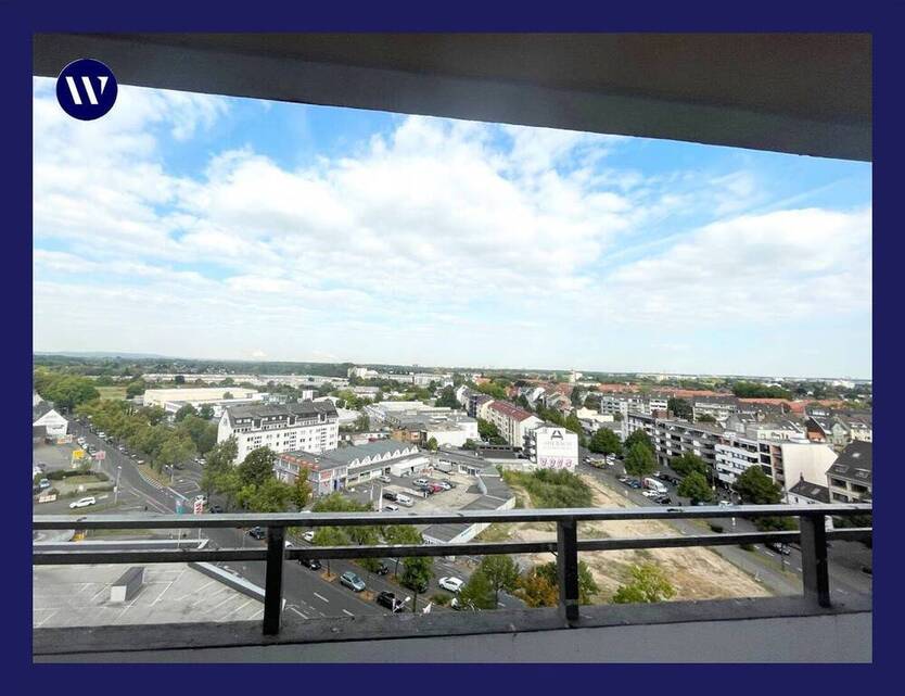 Mit Fernblick über Köln das Wohnen genießen: 2 Zimmer mit Einbauküche, Balkon, Aufzug