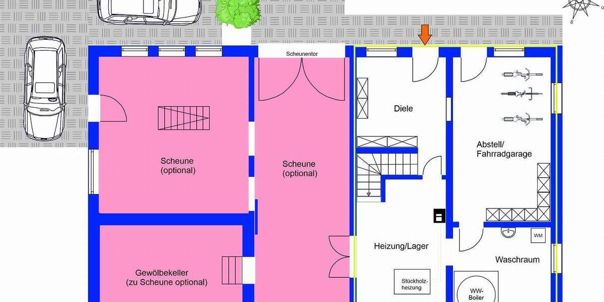 Bauernhaus, Landhaus Rottenburg am Neckar Wendelsheim - 4 Zimmer, 173 m&sup2;, 1.980&euro; | Angebot:25278455