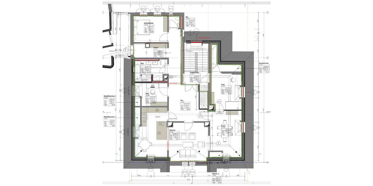 Dachgeschoßwohnung Ravensburg - 5 Zimmer, 153 m&sup2;, 2.475&euro; | Angebot:25851468