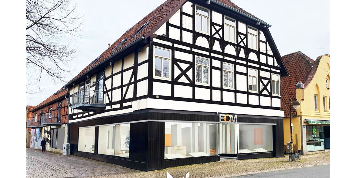 Beste Altstadtlage. Topsanierte Whg m. toller EBK u. hoher energetischer Ausbaustufe - Maisonettenwohnung Nienburg (Weser) | Angebot:25925837