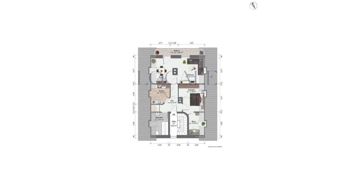 Etagenwohnung Markt Schwaben - 3 Zimmer, 75 m&sup2;, 1.680&euro; | Angebot:24714418