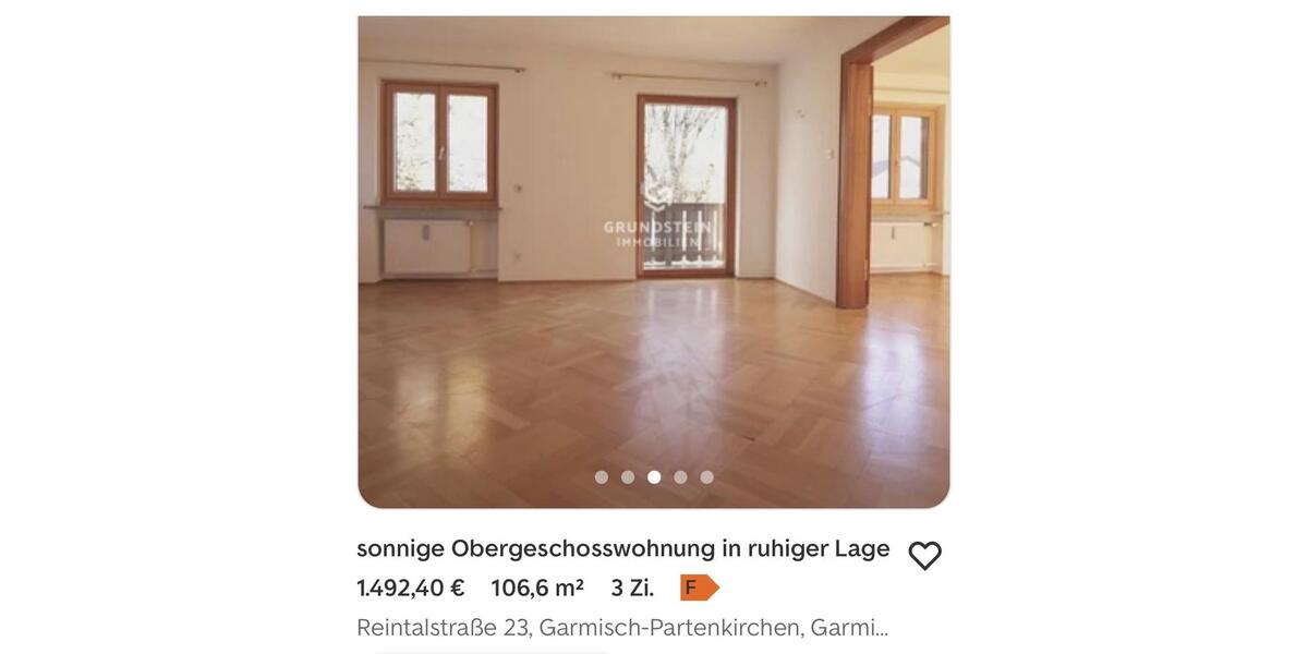 Gründung 3er WG Garmisch-Partenkirchen 3 zimmer