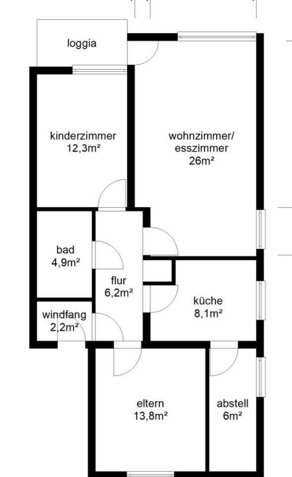 3,5-Zimmer-Wohnung mit Traumaussicht in Amberg