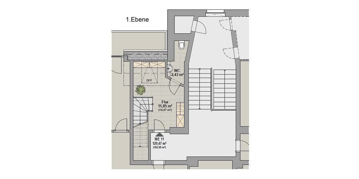Exklusive 4-Zimmer-Wohnung - mit Einbauküche- hochwertig ausgestattet! - Maisonettenwohnung Chemnitz Kapellenberg | Angebot:26931497