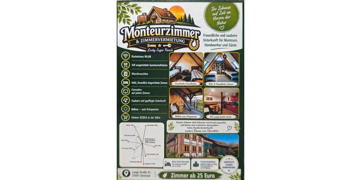 Etagenwohnung Boffzen - 3 Zimmer, 80 m&sup2;, 25&euro; | Angebot:26606673