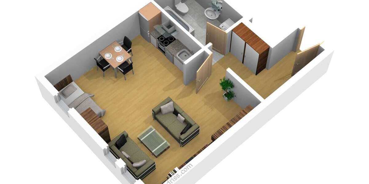 Etagenwohnung Zeitz - 1 Zimmer, 36 m&sup2;, 230&euro; | Angebot:26015283