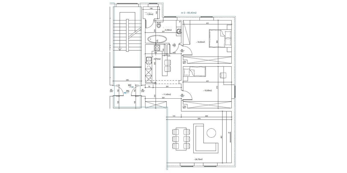 Etagenwohnung Braunschweig - 3 Zimmer, 85 m&sup2;, 1.220&euro; | Angebot:26429453