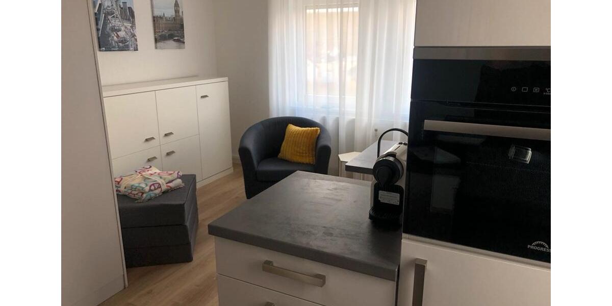 Pendler-1-Zimmer Appartement, voll möbliert, 