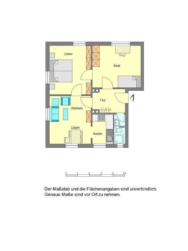 Wohnung zum Mieten in Minden 529 € 54 m²
