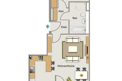 Moderne 2,5-Zimmer Wohnung mit Balkon in Monheim am Rhein 2 zimmer