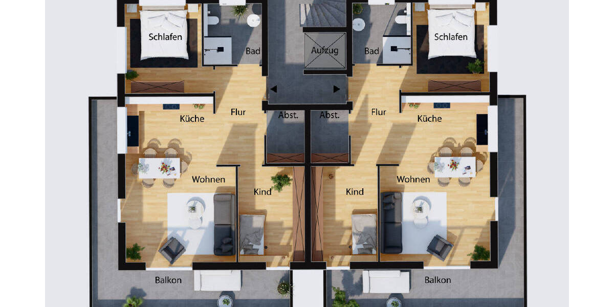 Etagenwohnung Minden-Häverstädt Häverstädt - 3 Zimmer, 88 m&sup2;, 924&euro; | Angebot:26187528