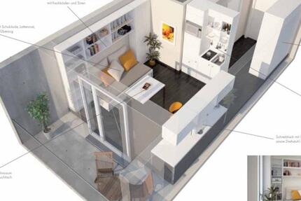 Wohnung Freiburg im Breisgau Brühl - 1 Zimmer, 26 m&sup2;, 760&euro; | Angebot:25795471