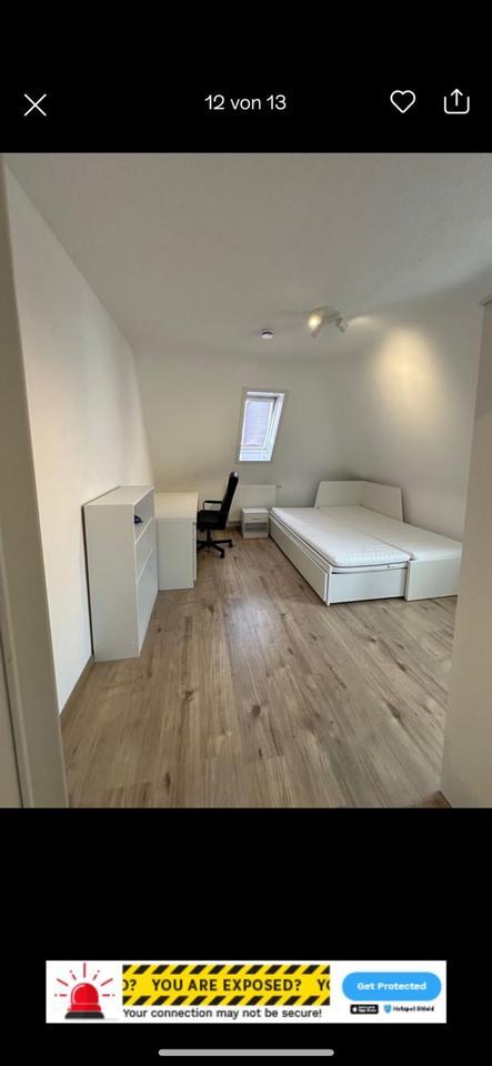 WG ZimmerWohnung in Stuttgart Ost möbeliert zimmer
