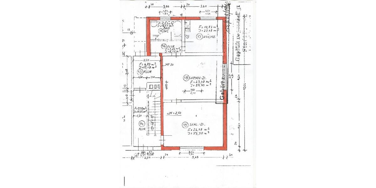 Etagenwohnung Preetz - 2 Zimmer, 66 m&sup2;, 650&euro; | Angebot:24599802