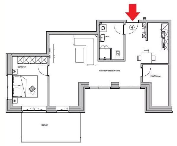 Etagenwohnung Schortens - 2 Zimmer, 73 m&sup2;, 880&euro; | Angebot:26588418