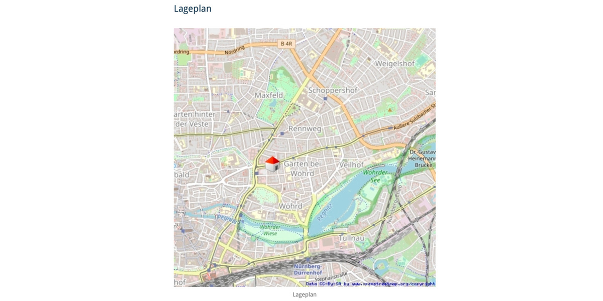 Wohnen auf Zeit Nürnberg Gärten bei Wöhrd - 4 Zimmer, 117 m&sup2;, 550&euro; | Angebot:25227990