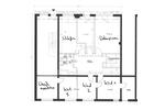 125 Quadratmeter Erdgeschoss Wohnung mit Terasse zimmer