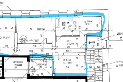 Wohnung Duisburg Altstadt - 3 Zimmer, 116 m&sup2;, 650&euro; | Angebot:27657143