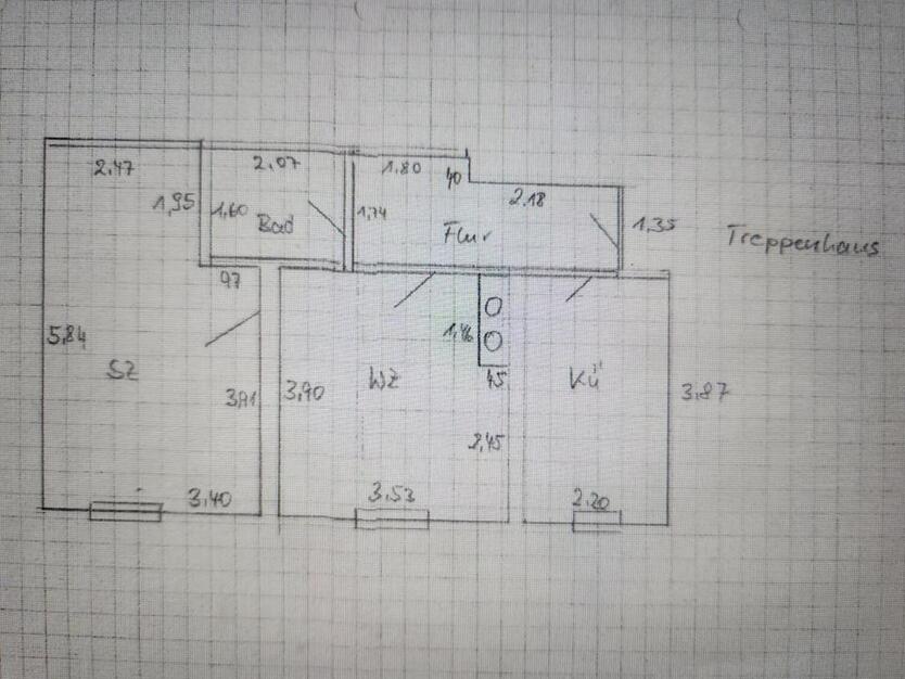 süße kleine Wohnung mit neuem BadeZimmer