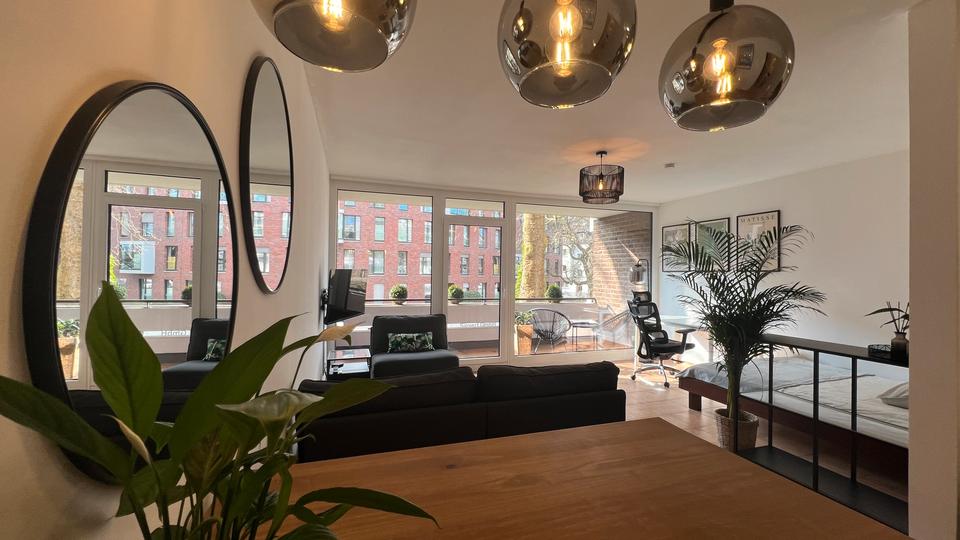 Wohnen auf Zeit Düsseldorf Lörick - 1 Zimmer, 42 m&sup2;, 1.150&euro; | Angebot:26566721